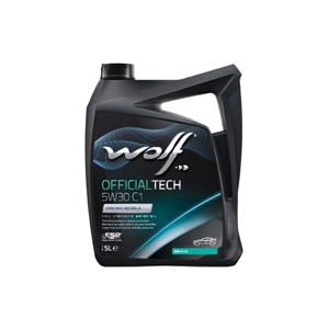 Engine Oils, Wolf OfficialTech 5W30 C1 Full Synthetic Engine Oil   5 Litre, WOLF