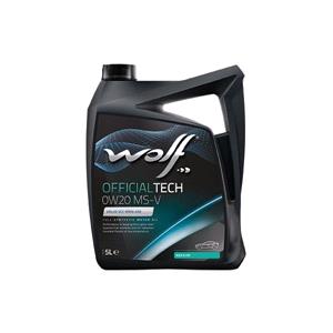Engine Oils, Wolf OfficialTech 0W20 MS V Full Synthetic Engine Oil   5 Litre, WOLF