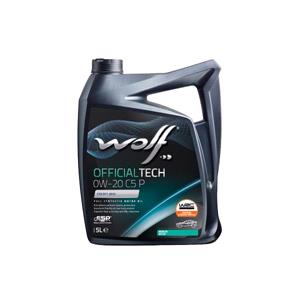 Engine Oils, WOLF OFFICIALTECH 0W 20 C5 P (5L) , WOLF