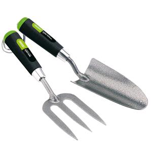 Gardening and Landscaping Equipment, Draper 65960 Carbon Steel Heavy Duty Hand Fork and Trowel Set (2 Piece), Draper