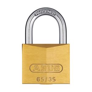 Locks and Security, ABUS Compact Brass Keyed Alike Padlock   35mm, ABUS
