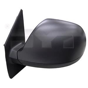 Wing Mirrors, Left Wing Mirror (Manual, Black Cover) for VW CARAVELLE Mk VI Bus, 2015 2019, 
