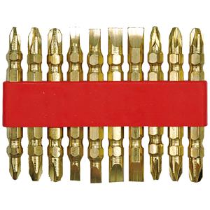 Screwdriver Sets, SCREWDRIVER BIT SET 10PCS GOLD, 