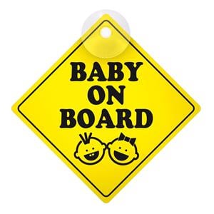 Signs and Stickers, Baby On Board Car Sign, Lampa