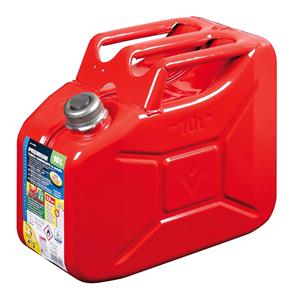Jerry and Fuel Cans, Premium Metal Jerry Can   10 L   Red, Lampa
