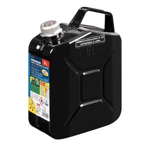 Jerry and Fuel Cans, Premium Metal Jerry Can   5L   Black, Lampa