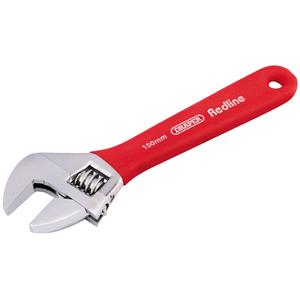 Wrenches, Draper Redline 67589 150mm Soft Grip Adjustable Wrench, Draper