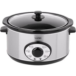 Hardware, SLOW COOKER 280W 4,5L WITH TIMER, LUND