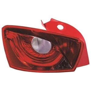 Lights, Left Rear Lamp (3 Door, Supplied With Bulbholder, Original Equipment) for Seat IBIZA V SPORTCOUPE  2008 2012, 