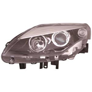 Lights, Left Headlamp (Halogen, Takes H7/H7 Bulbs, Supplied Without Motor Or Bulbs) for Renault LAGUNA III 2011 on, 