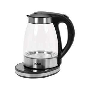 Hardware, EL. GLASS KETTLE, LED 1,8L TEMP.CONTROL, LUND