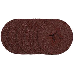 Sanding Discs, Draper 68376 Fibre Sanding Discs, 115mm, 24 Grit, (Pack of 10), Draper