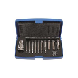 Screw Extractors, Damaged Cap Head Bolt Screw Extractor Set 11pc, LASER