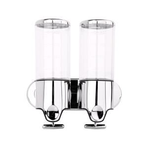 Hardware, WALL MOUNTED SOAP DISPENSER 2X500 ML CHR, FALA