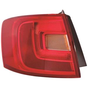 Lights, Left Rear Lamp (Outer, On Quarter Panel, Supplied Without Bulbholder) for Volkswagen JETTA IV 2011 on, 