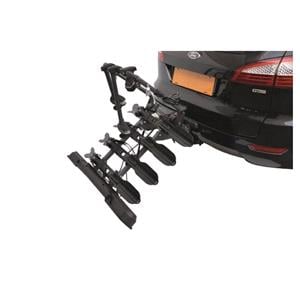 Peruzzo Pure Instinct Black Tow Bar Mounted Bike Rack (Wheel Support) for 4 Bikes