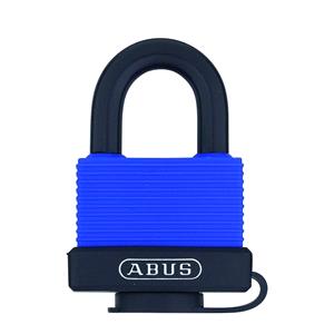 Locks and Security, ABUS Weatherproof Plastic Coated Brass Padlock   50mm, ABUS