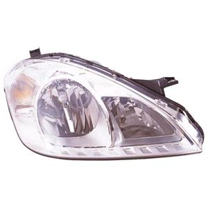 Lights, Right Headlamp (Halogen, Takes H7 / H7 Bulbs, Twin Reflector Type) for Mercedes A CLASS  2009 2012, 