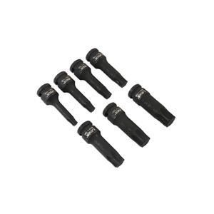 1/2" Impact Sockets, Long Impact Star Socket Bits 1/2"   Set of 7, LASER
