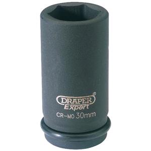 Sockets, Draper Expert 71916 30mm 3 4 inch Square Drive Hi Torq 6 Point Deep Impact Socket, Draper