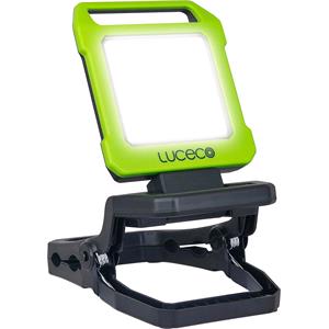 Torches, Luceco Folding Clamp LED 9W Work Light with Power Bank   USB Charged, Luceco