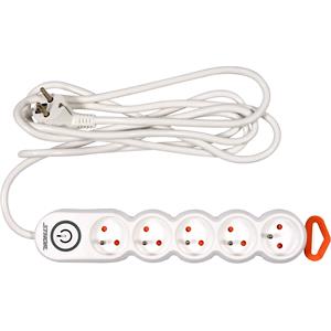Hardware, POWER STRIP W. GROUND 5S 3M, STHOR