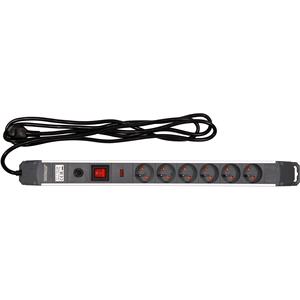 Hardware, SURGE PROTEC POWER STRIP W.G. 6S 3M ALU, STHOR