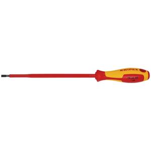 VDE Screwdrivers, KNIPEX 72379 VDE Insulated Slotted Screwdriver, 4.5 x 180mm, Draper