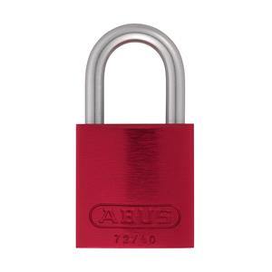 Locks and Security, ABUS Aluminium Padlock with Hardened Steel Shackle   40mm   Red, ABUS