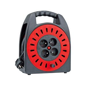 Hardware, CABLE REEL PVC 4 SOCKET 15M, VOREL