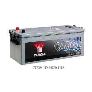 Commercial Batteries, Yuasa 727GM Cargo Deep Cycle Battery 12V 140Ah 815A , YUASA