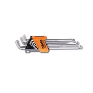 Tools, Set of 9 Extra Short Ball Head Offset Hexagon Key Wrenches, Beta