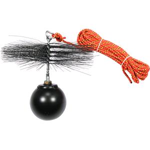 Hardware, CHIMNEY BRUSH WIT IRON BALL 10M W250 K25, VOREL