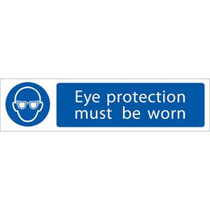Signs and Stickers, Draper 73085 'Eye Protection' Mandatory Sign, Draper