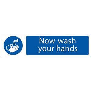 Signs and Stickers, Draper 73157 'Wash Your Hands' Mandatory Sign, Draper