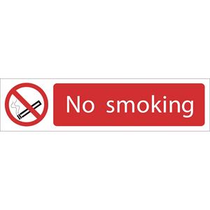 Signs and Stickers, Draper 73159 'No Smoking' Prohibition Sign, Draper