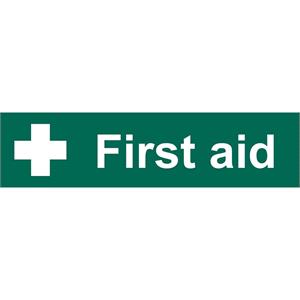 Signs and Stickers, Draper 73263 'First Aid' Safety Sign, Draper