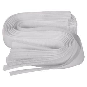 Cable Ties, Hook and Loop Cable Ties 300mm, White   Pack of 10, VOREL