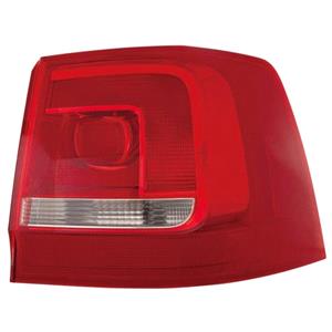 Lights, Right Rear Lamp (Outer On Quarter Panel, Supplied Without Bulbholder) for Volkswagen SHARAN 2010 on, 