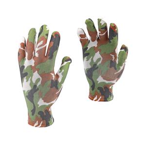 Hardware, GARDEN GLOVES MILITARY PRINTING B 8", FLO