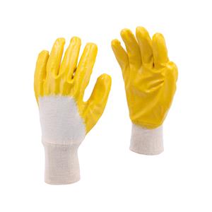 Hardware, YELLOW LATEX COATED WORKING GLOVES 10.5", VOREL