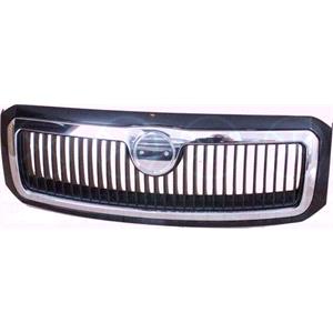 Grilles, Skoda Fabia 2000 2004 Grille, Complete With Inner Grille, Chrome Surround & Outer Frame, Badge Not Supplied, 