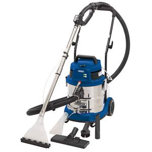 Vacuum Cleaners, Draper 75442 20L 3 in 1 Wet and Dry Shampoo-Vacuum Cleaner (1500W), Draper