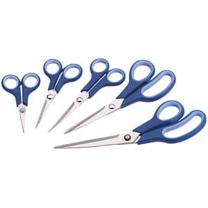 Scissors, Draper 75552 Soft Grip Household Scissor Set (5 Piece), Draper