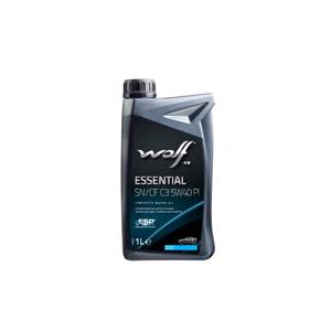 Engine Oils, Wolf Essential SN/CF C3 5W40 PI Fully Synthetic Engine Oil   1 Litre, WOLF