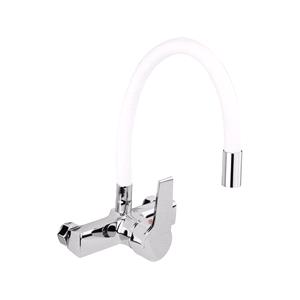 Hardware, KITCHEN FAUCET WITH WHITE FLEXIBLE SPOUT, FALA