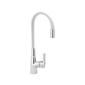 Hardware, KITCHEN FAUCET WITH WHITE FLEXIBLE SPOUT, FALA
