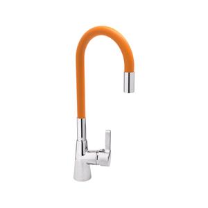 Hardware, KITCHEN FAUCET W/ ORANGE FLEXIBLE SPOUT, FALA