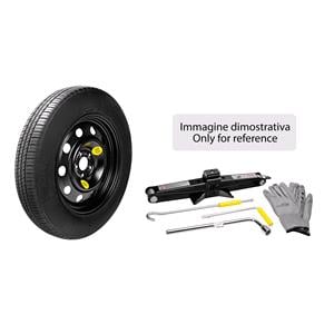 Spare Wheel Kits, 15" Steel Spare Wheel Kit For Lancia YPSILON 2011 Onwards | 125/80 R15, Lampa