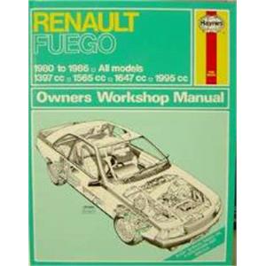 Haynes DIY Workshop Manuals, Renault Fuego (1980 1986) Haynes Manual, Haynes